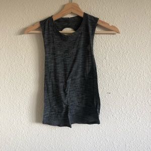 Lululemon open back / cross back top
